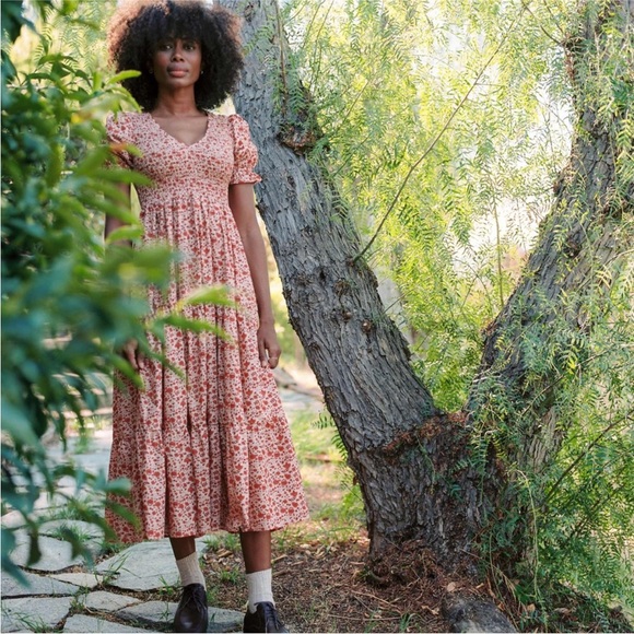 Christy Dawn Dresses & Skirts - NWOT Christy Dawn The Brooklyn Dress in Mandarin Ditsy Field Size 2X